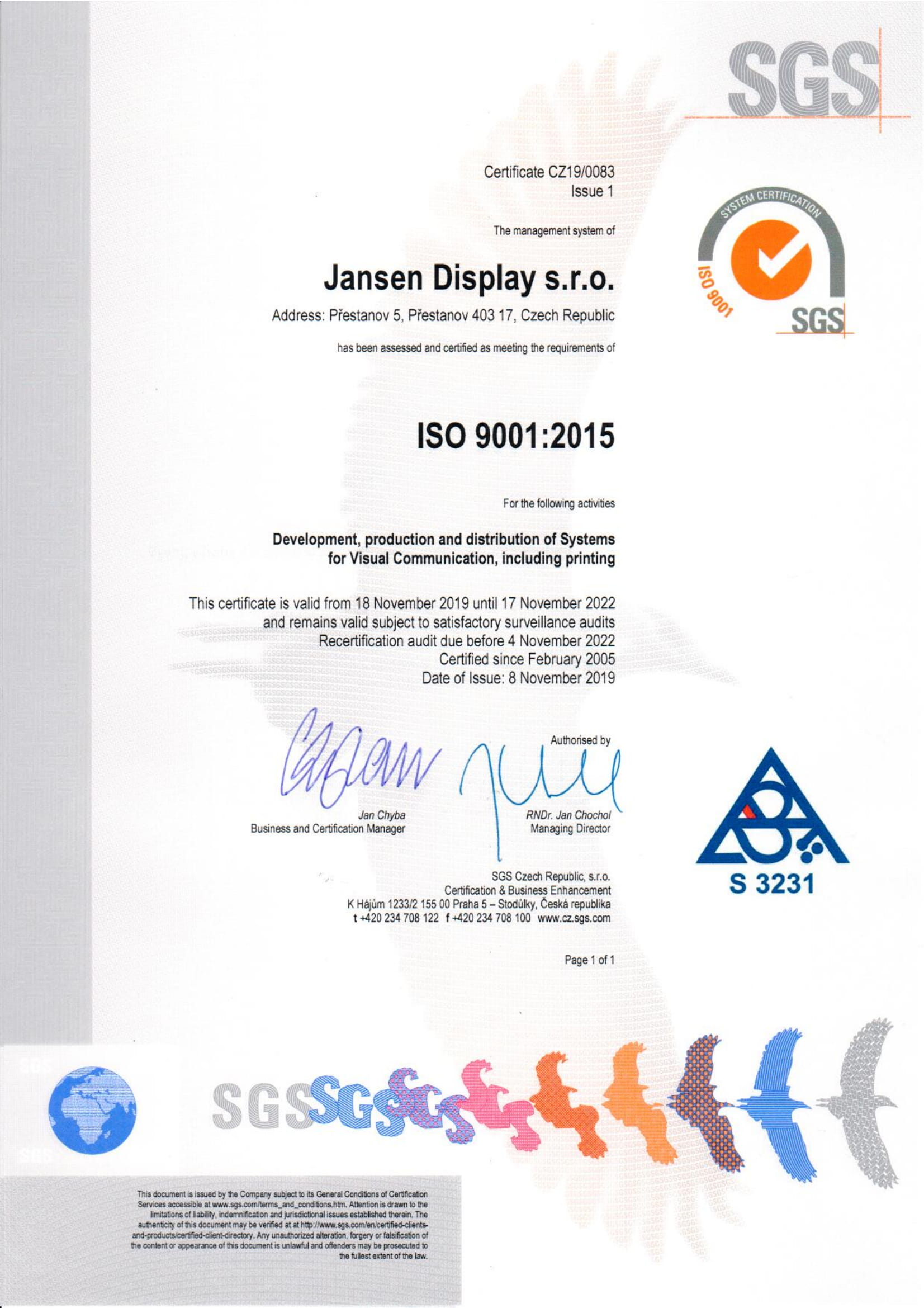 Certyfikat iso