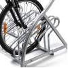 Metalowy stojak na 6 rowerów z ramą plakatową - 1