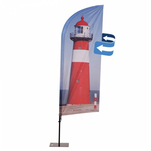 Grafika dwustronna do flag plażowych Alu Wind 86 x 192 cm