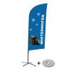 Beach Flag Alu Wind Kompletny Zestaw "Opony zimowe", holenderski Cross-Base - 1