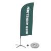 Beach Flag Alu Wind Set 310 With Water Tank Design Sign In Here - 3