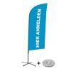 Beach Flag Alu Wind Set 310 With Water Tank Design Sign In Here - 6