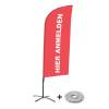 Beach Flag Alu Wind Set 310 With Water Tank Design Sign In Here - 8