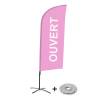 Beach Flag Alu Wind Set 310 With Water Tank Design Open - 2