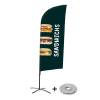 Beach Flag Alu Wind Set 310 With Water Tank Design Sandwiches - 1