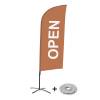 Beach Flag Alu Wind Set 310 With Water Tank Design Open - 12