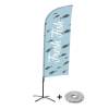 Beach Flag Alu Wind Kompletny Zestaw "Świeże Ryby", holenderski ECO - 2