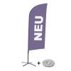 Beach Flag Alu Wind Komplet "Nowy", turkusowy, holenderski - 17