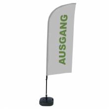 Beach Flag Alu Wind Set 310 With Water Tank Design Exit