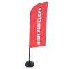 Beach Flag Alu Wind Set 310 With Water Tank Design Sign In Here - 15
