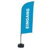 Beach Flag Alu Wind Kompletny Zestaw "Wejście", niebieski, holenderski - 10