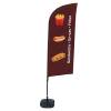 Beach Flag Alu Wind Set 310 With Water Tank Design Snacks - 4