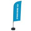 Beach Flag Alu Wind Set 310 With Water Tank Design Sign In Here - 19