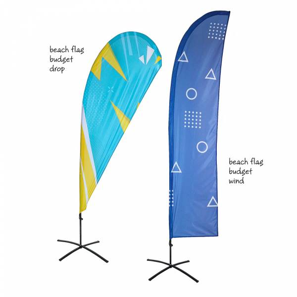 Reklamowa flaga plażowa bardzo duża