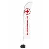 Beach Flag Budget Wind Complete Set First Aid Spanish - 1