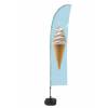 Beach Flag Budget Set Wind Large Ice Cream - 1