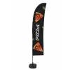 Beach Flag Budget Set Wind Large Pizza - 1