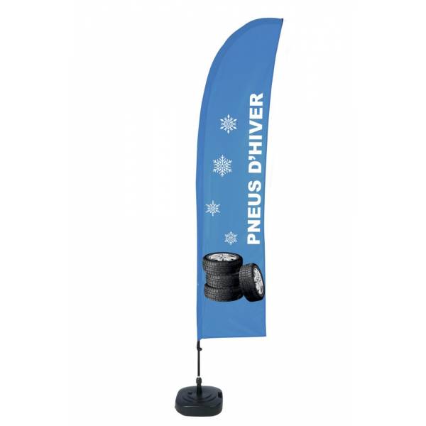 Beach Flag Budget Wind Complete Set Winter Tires French ECO