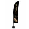 Beach Flag Budget Set Wind Large Caterer French ECO - 0