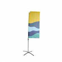 Beach Flag Budget Square Print Eco