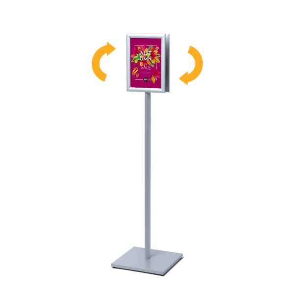 Stojak plakatowy Catching Pole A4 narożnik ostry dwustronny