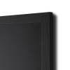 Drewniana tablica kredowa 70x90 cm czarny kolor ramy - 2