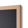 Drewniana tablica kredowa 50x60 cm brązowy kolor ramy - 3