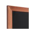 Tablica kredowa w ramie z drewna 56x120 cm jasny brąz - 31