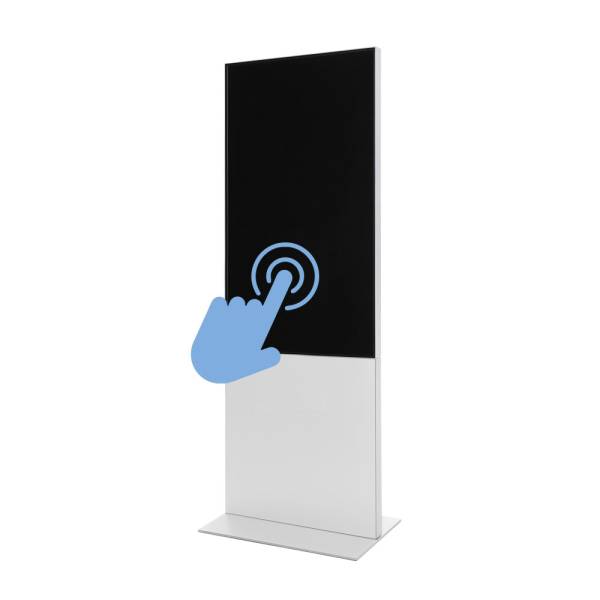 Smart Line Digital Totem z monitorem Samsung 55" z Ekranem Dotykowym, biały