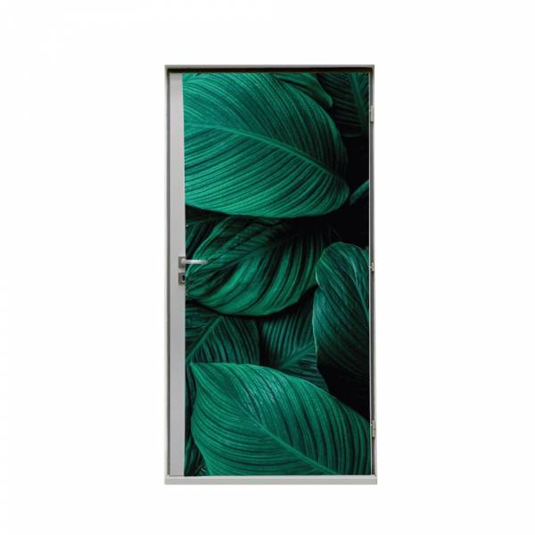 Znacznik na drzwi 80 cm Liście Botaniczne Zielony