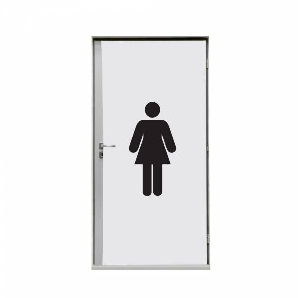 Wydruk reklamowy na drzwi 80 Toalety