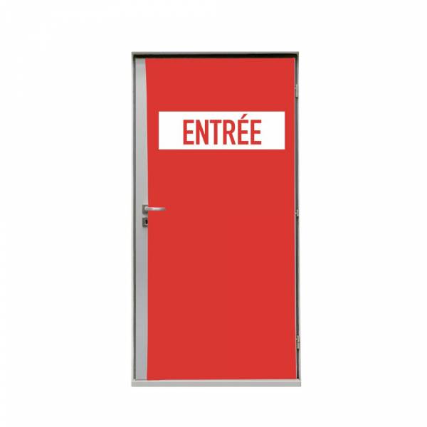 Znacznik na drzwi 80 cm Wejście Czerwony Francuski