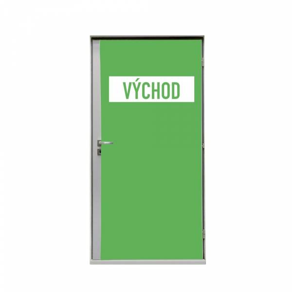 Znacznik na drzwi 80 cm Wyjście Zielony Czech