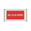 Baner Ogrodzeniowy 300 x 140 cm Otwarty Holenderski Niebieski - 4