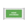 Baner ogrodzeniowy - motyw jestesmy otwarci - 1
