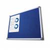 Tablica informacyjna filcowa tekstylna 90x180 cm Niebieska - 0