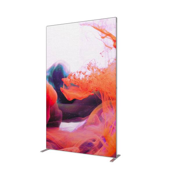 Ścianka FlexFrame 120 x 200 cm Srebro