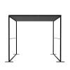 FlexFrame Dach 120 x 230 cm Srebro (incl. Extension Set 30 cm) - 59