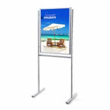 Stojak na plakaty 70x100 cm Infoboard dwustronny na nogach