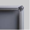 Zatrzaskowa rama plakatowa OWZ A1 narożnik ostry aluminiowy profil 20mm - 116