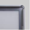 Plakatowa rama zatrzaskowa OWZ 50x70 cm narożnik zaokrąglony aluminiowy profil 25 mm - 122