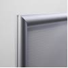Zatrzaskowa rama plakatowa OWZ 50x70 cm narożnik zaokrąglony aluminiowy profil 20 mm - 71