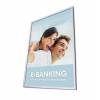 Zatrzaskowa rama plakatowa OWZ 50x70 cm narożnik zaokrąglony aluminiowy profil 20 mm - 63