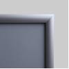 Zatrzaskowa rama plakatowa OWZ 50x70 cm narożnik zaokrąglony aluminiowy profil 20 mm - 66