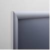 Zatrzaskowa rama plakatowa OWZ 50x70 cm narożnik zaokrąglony aluminiowy profil 20 mm - 72
