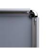 Plakatowa rama zatrzaskowa OWZ A0 narożnik ostry aluminiowy profil 25 mm w kolorze złotym - 36