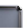 Zatrzaskowa rama plakatowa OWZ 50x70 cm narożnik zaokrąglony aluminiowy profil 20 mm - 37