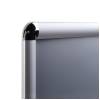 Zatrzaskowa rama plakatowa OWZ 50x70 cm narożnik zaokrąglony aluminiowy profil 20 mm - 52