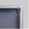 Plakatowa rama zatrzaskowa OWZ 50x70 cm narożnik zaokrąglony aluminiowy profil 25 mm - 118