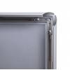 Zatrzaskowa rama plakatowa OWZ 50x70 cm narożnik ostry aluminiowy profil 32 mm - 34